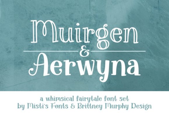 Aerwyna Muirgen Font Duo for Rustic Branding