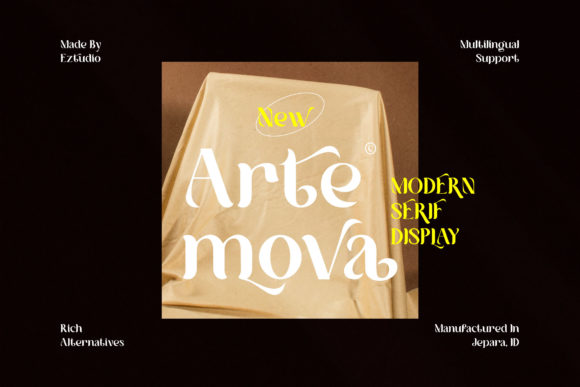 Artemova: A Modern Serif Font for Fashion Branding and Editorial Design