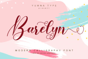 Barelyn: A Sweet Hand-Lettered Font for Makers