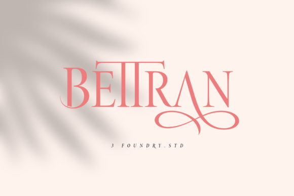 Bettran: A Sweet Serif Font for Your Brand