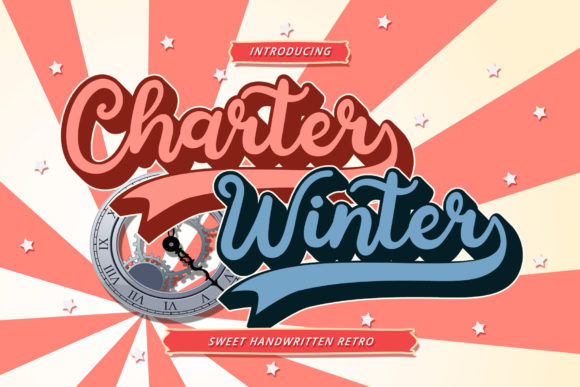 Charter Winter: A Retro Script Font for Marketers