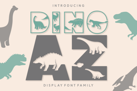 Dino Az: A Playful Decorative Font Review