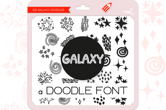 Galaxy Dingbats: A Cute Font for Crafters