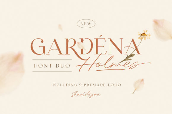 Gardena Holmes: A Chic Serif and Script Font Duo