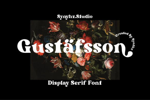 Gustafsson: A Bold Serif Font That Elevates Handmade Branding and Product Design