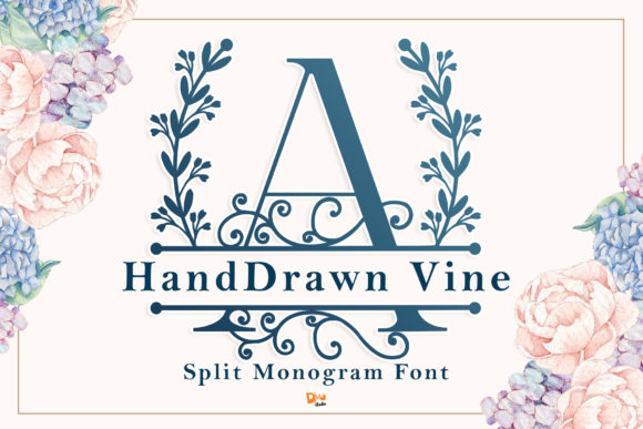 Handdrawn Vine: A Floral Decorative Font for Personalized Editorial Design