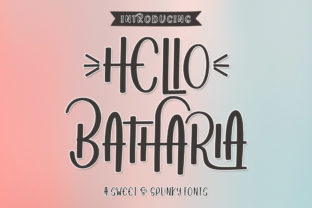 Hello Batharia: A Friendly Handwritten Font for Branding