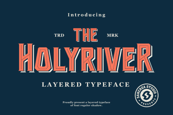Holyriver: A Bold Vintage Serif Font for Campaigns