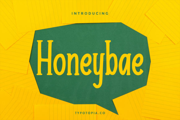 Honeybae: A Bold Retro Serif Font for Makers