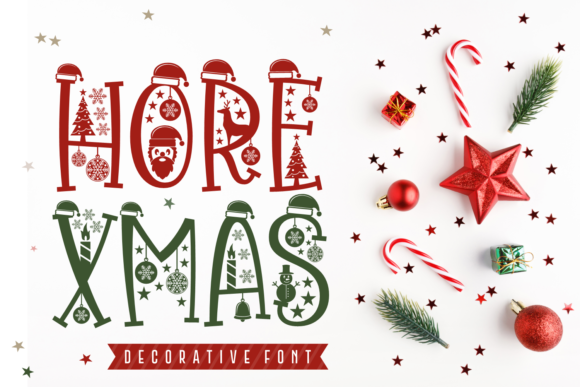 Hore Xmas: A Festive Decorative Font for Holiday Campaigns and Branded Typography