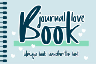 Journal Love Book: A Cute Handwritten Font for Brands