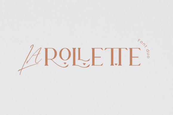 La Rollette: A Stylish Duo Font for Modern Branding