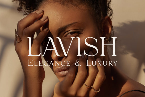 Lavish: A Tall Serif Font for Editorial Elegance