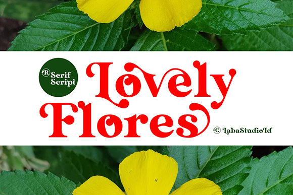 Lovely Flores: An Elegant Serif Font for Branding