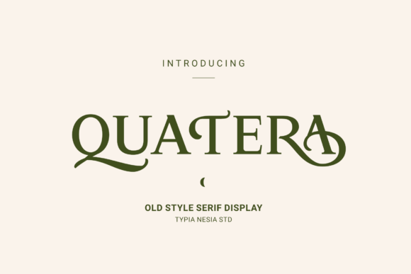 Quatera: The Elegant Serif Font for Premium Branding