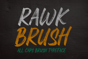 Rawk Brush: A Handwritten Font for Makers