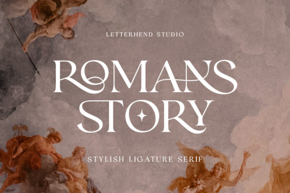 Romans Story: A Delicate Serif Font for Branding