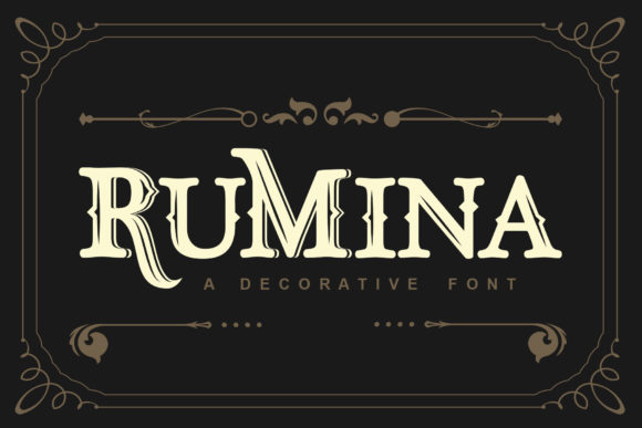 Rumina: A Bold Vintage Serif Font for Business