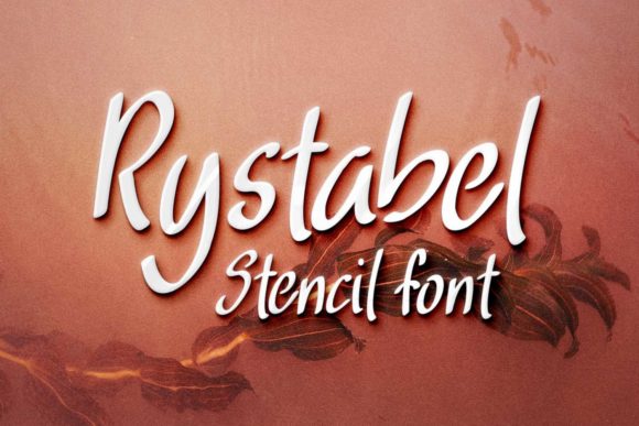 Rystabel: A Handwritten Stencil Font for Web Design