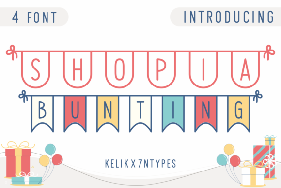 Shopia Bunting: A Decorative Font That Elevates Handmade Branding and Printables