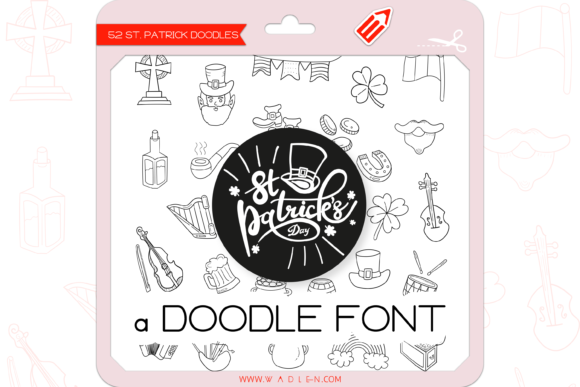 St. Patrick: A Cute Dingbats Font for Branding