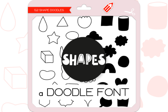 The Shapes: A Cute Dingbats Font for Editorial Design
