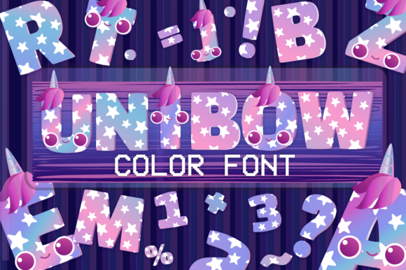 Unibow: A Whimsical Color Font for Campaigns