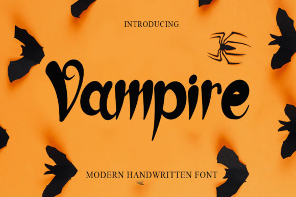 Vampire Font: A Stunning Script Handwritten Typeface for Web Design