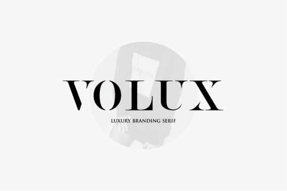Volux: A Clean Serif Font for Modern Branding