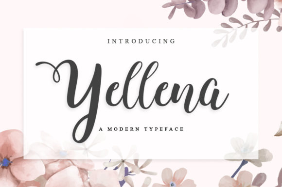 Yellena: Elegant Script Font for Stylish Design Projects