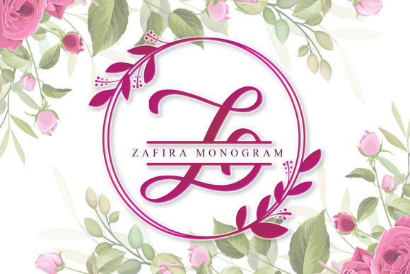 Zafira Monogram Font for Elegant Branding